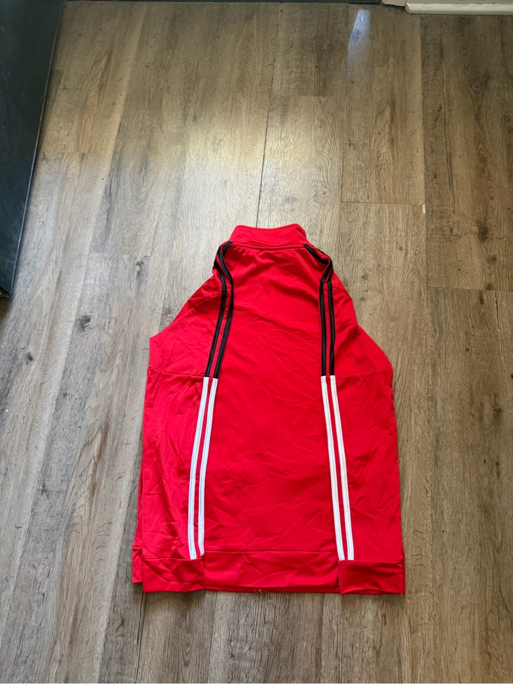 adidas Red & Black Kids XL 3-Piece Active Set - Logo Tee, Jacket & Track Pants - Picture 3 of 8